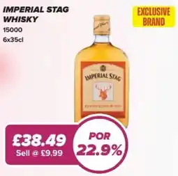 Bestway Imperial stag whisky offer