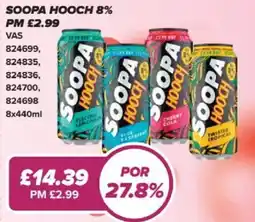 Bestway Soopa hooch 8% offer