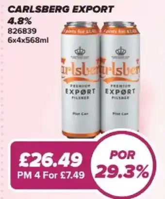 Bestway Carlsberg export offer