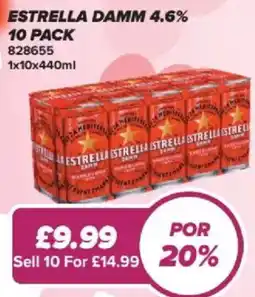 Bestway Estrella damm 4.6% offer