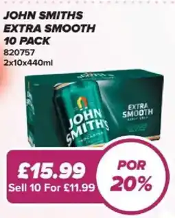 Bestway John smiths extra smooth offer