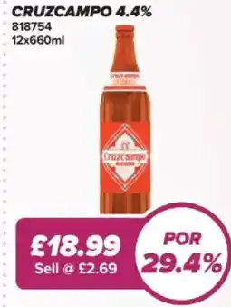 Bestway Cruzcampo 4.4% offer