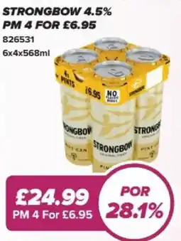 Bestway Strongbow 4.5% offer