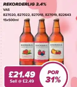 Bestway Rekorderlig 3.4% offer