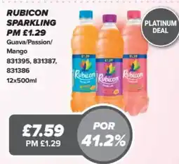 Bestway Rubicon sparkling Guava/Passion/ Mango offer