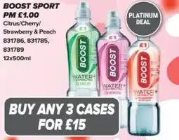 Bestway Boost sport Citrus/Cherry/ Strawberry & Peach offer