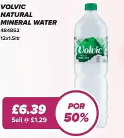 Bestway Volvic natural mineral water offer