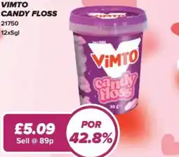 Bestway Vimto candy floss offer