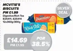 Bestway Mcvitie's biscuits Digestive/Rich Tea offer