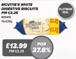 Bestway Mcvitie's white digestive biscuits offer