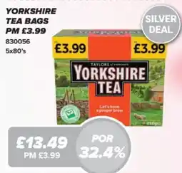 Bestway Yorkshire tea bags offer