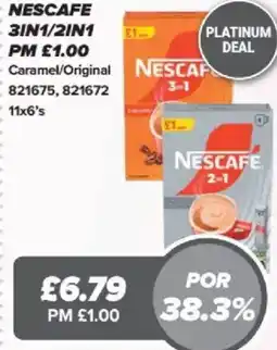 Bestway Nescafe 3in1/2in1 Caramel/Original offer