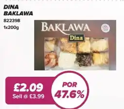 Bestway Dina baklawa offer