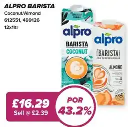 Bestway Alpro barista Coconut/Almond offer