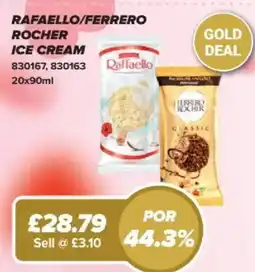 Bestway Rafaello/ferrero rocher ice cream offer