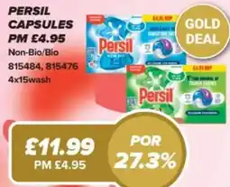 Bestway Persil capsules Non-Bio/Bio offer