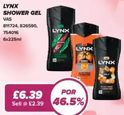 Bestway Lynx shower gel offer