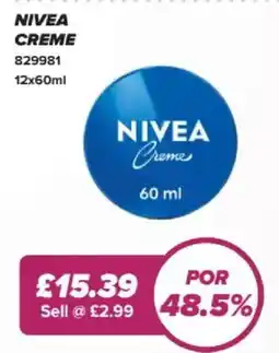 Bestway Nivea creme offer