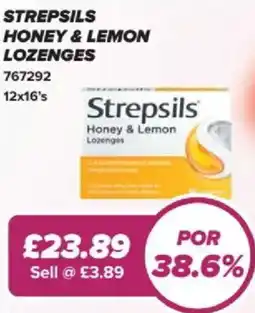 Bestway Strepsils honey & lemon lozenges offer