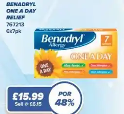 Bestway Benadryl one a day relief offer
