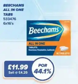 Bestway Beechams all in one tabs offer