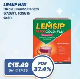 Bestway Lemsip max BlackCurrant/Strength offer