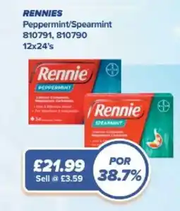 Bestway Rennies Peppermint/Spearmint offer