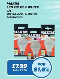 Bestway Maxim led bc gls white offer
