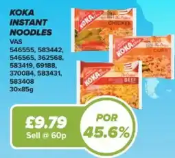 Bestway Koka instant noodles offer