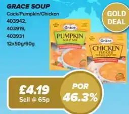 Bestway Grace soup Cock/Pumpkin/Chicken offer