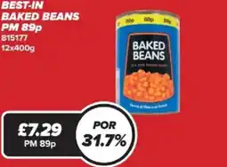 Bestway Best-in baked beans offer