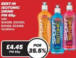 Bestway Best-in isotonic drink offer