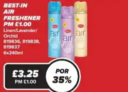 Bestway Best-in air freshener offer