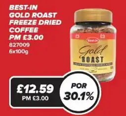 Bestway Best-in gold roast freeze dried coffee offer