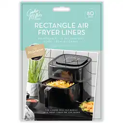 Iceland Cooke & Miller Rectangle Air Fryer Liners 80pk offer