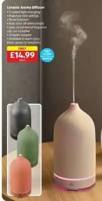 Aldi Ceramic Aroma Diffuser offer