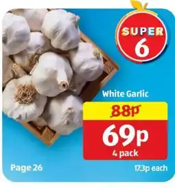 Aldi White Garlic offer