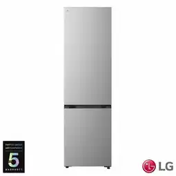 Costco LG GBBSJ2CCPY 375L Fridge Freezer, E Rated in Silver offer
