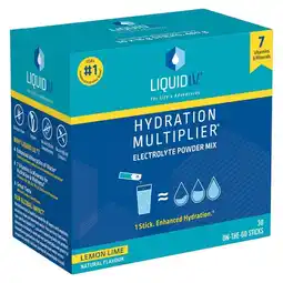 Costco Liquid I.V. Hydration Multiplier Electrolyte Powder Mix Lemon Lime 30 Sachets offer