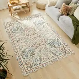 Costco Concept Looms Liberty Cream Multi Washable Rug, in 2 Sizes offer