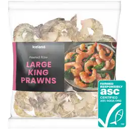 Iceland Iceland Large King Prawns 240g offer