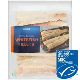 Iceland Iceland Whitefish Fillets 850g offer