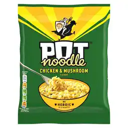 Iceland Pot Noodle Chicken & Mushroom Instant Noodles Block 112 g offer