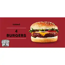 Iceland Iceland 4 Burgers 228g offer