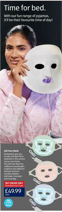 Aldi Led Face Mask offer