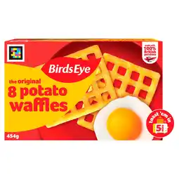 Iceland Birds Eye 8 The Original Potato Waffles 454g offer