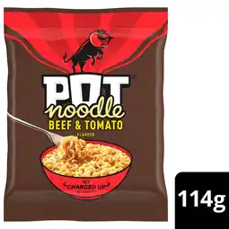 Iceland Pot Noodle Beef & Tomato Instant Noodles Block 114 g offer
