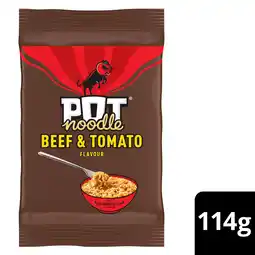 Iceland Pot Noodle Beef & Tomato Instant Noodles Block 114 g offer