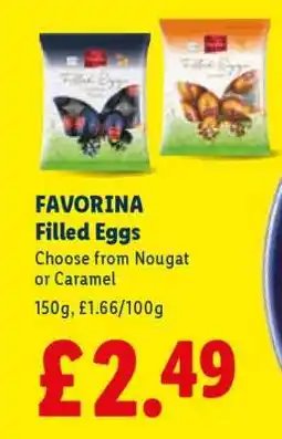 Lidl FAVORINA Filled Eggs offer