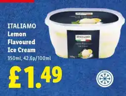 Lidl ITALIAMO Lemon Flavoured Ice Cream offer